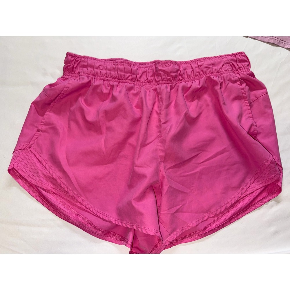 Athletic Works Running Shorts Women Large Pink Gray 3 Pack Activewear Gym - Picture 13 of 16